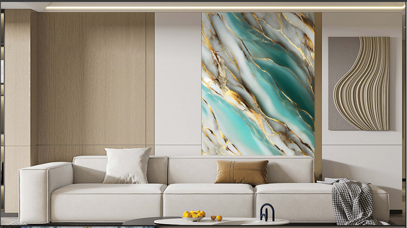 Waterproof Marble Sheets, Self Adhesive PVC Sheet Rolls